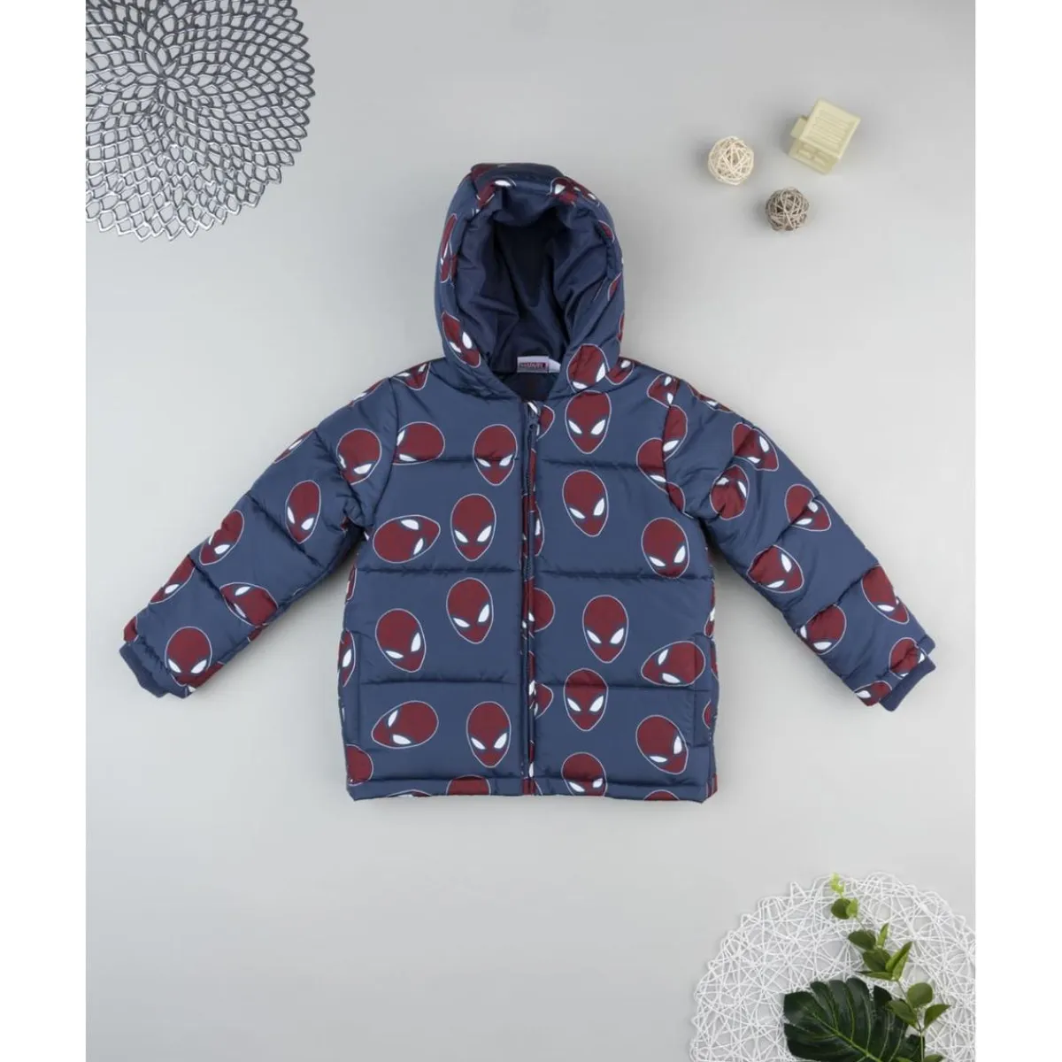 Abrigo azul de niño Spiderman*Prenatal Outlet