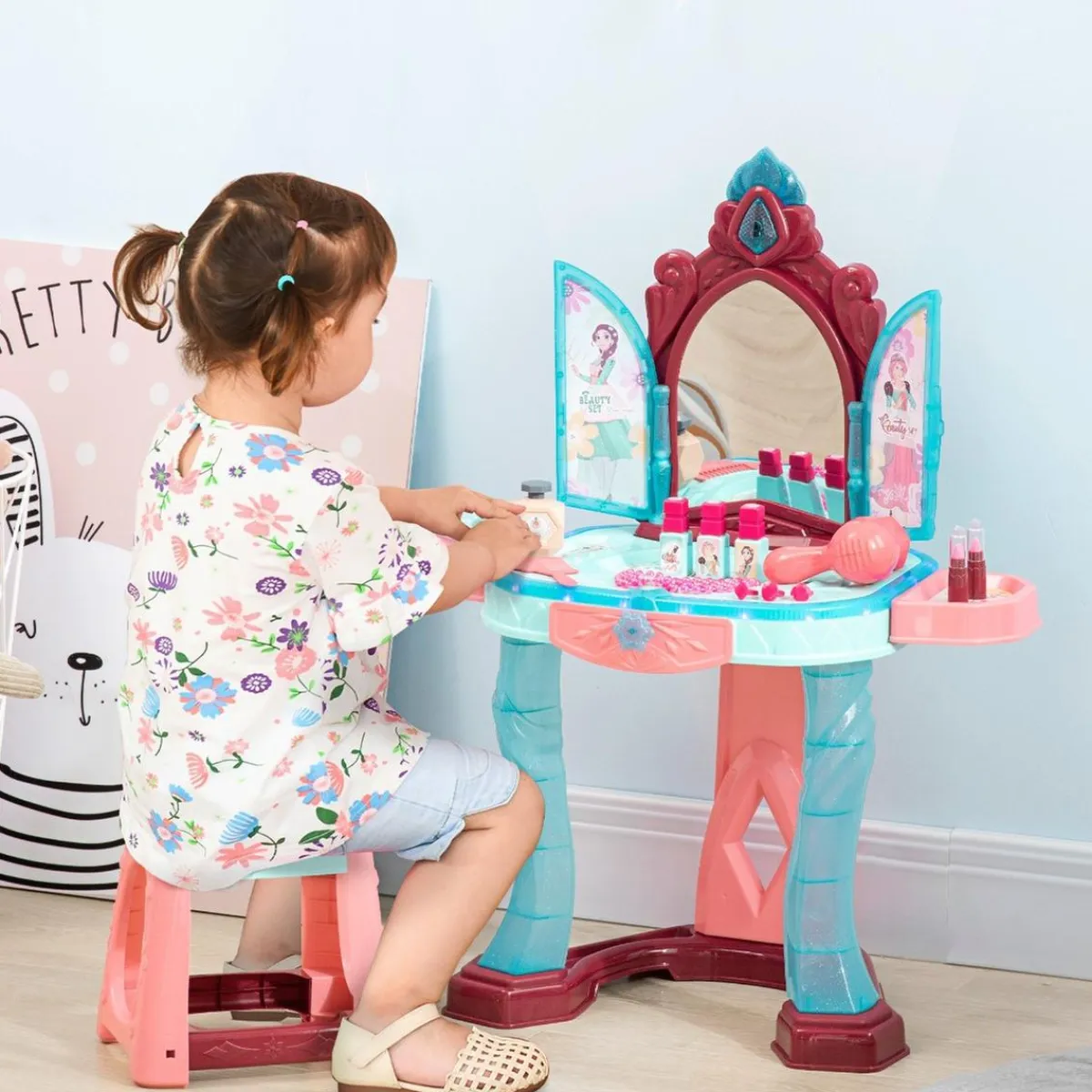 Sale Aiyaplay - Tocador con taburete Muñecas