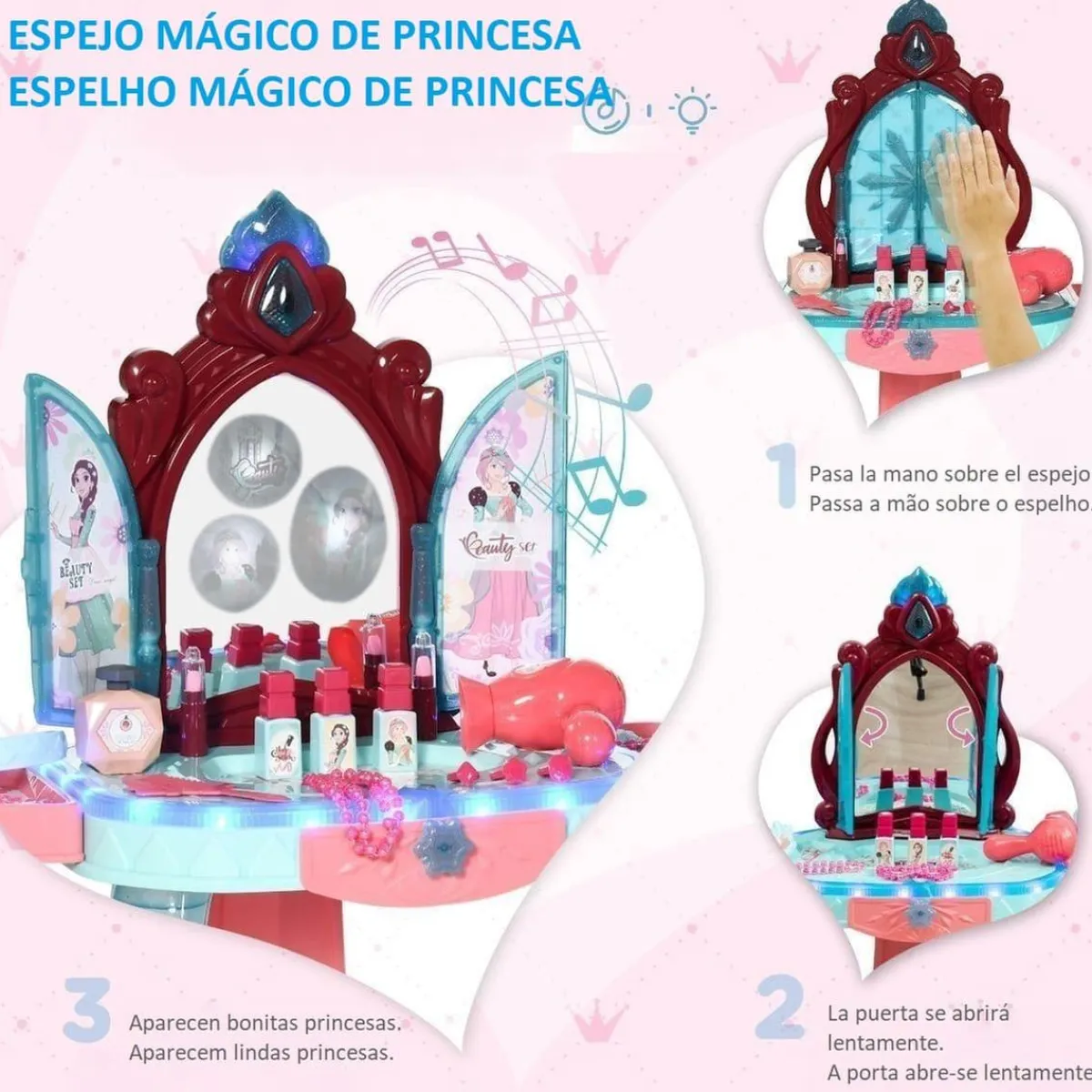 Sale Aiyaplay - Tocador con taburete Muñecas