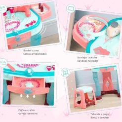 Sale Aiyaplay - Tocador con taburete Muñecas