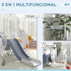 Aiyaplay - Tobogán, columpio y canasta Columpios