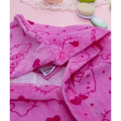 Albornoz de niña Hello Kitty en algodón rizo*Prenatal Clearance