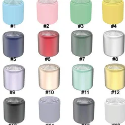 Altavoz Bluetooth Inpod Amarillo metalizado*KLACK EUROPE New