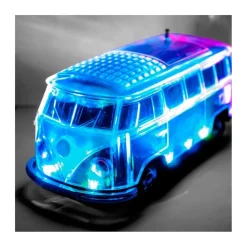 Best Altavoz bluetooth Volkswagen T1 - Azul con luz LED Electrónicos