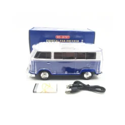 Best Altavoz bluetooth Volkswagen T1 - Azul con luz LED Electrónicos