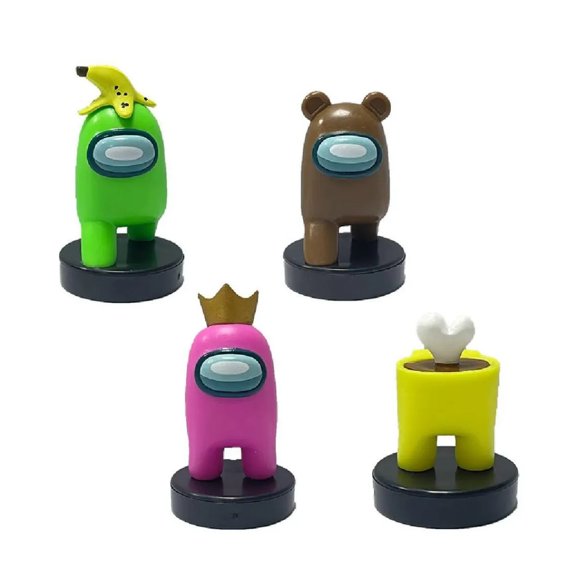 Discount Among Us - Pack 4 figuras con sellos (varios modelos) Figuras De Acción