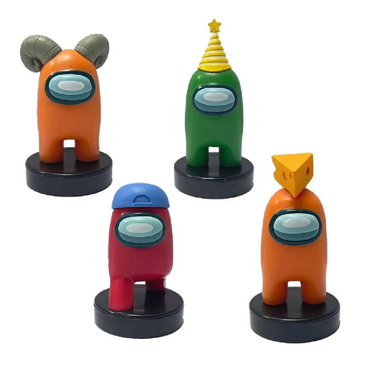 Discount Among Us - Pack 4 figuras con sellos (varios modelos) Figuras De Acción
