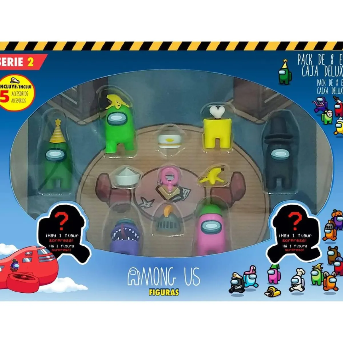 Among Us - Pack 8 figuras y accesorios (varios modelos)*BIZAK Sale