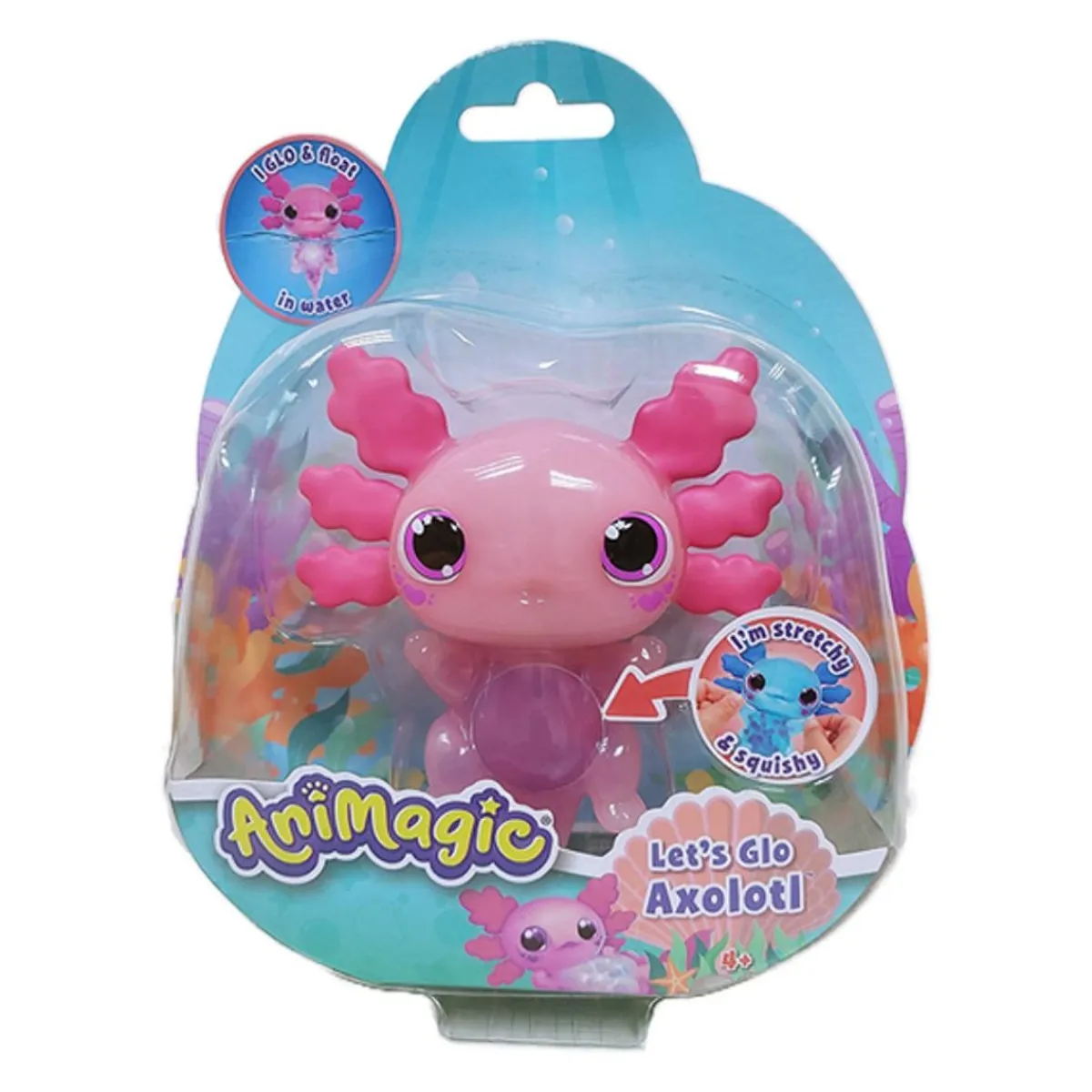 Hot Animagic - Let's Glo Axolotl (Varios modelos) Figuras De Acción