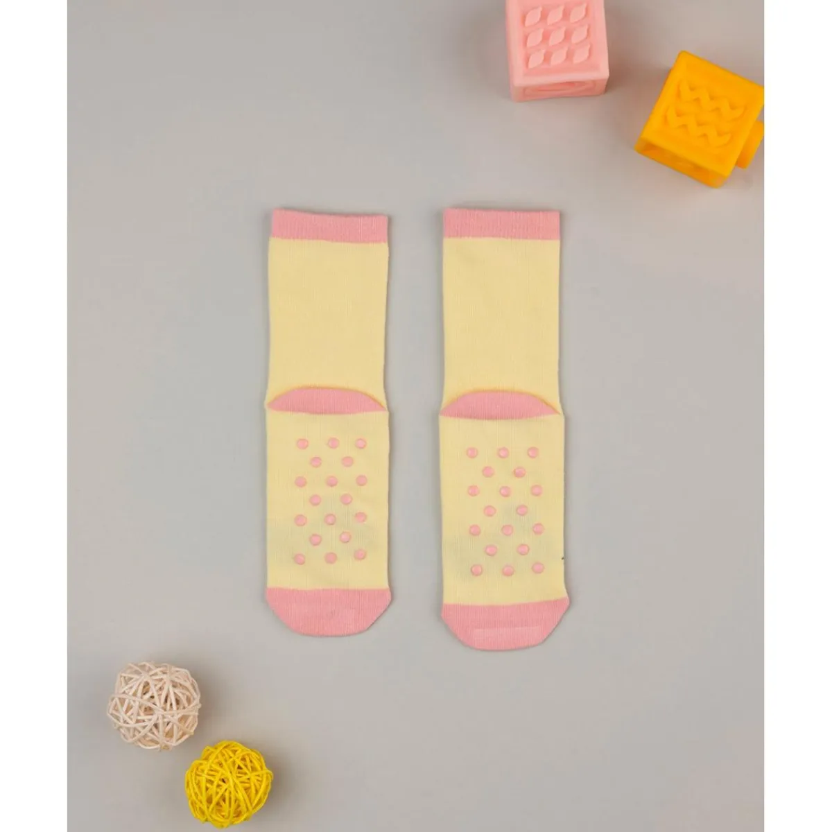 Clearance Antideslizante niña amarillos happy Calzado Y Accesorios·Accesorios Y Complementos