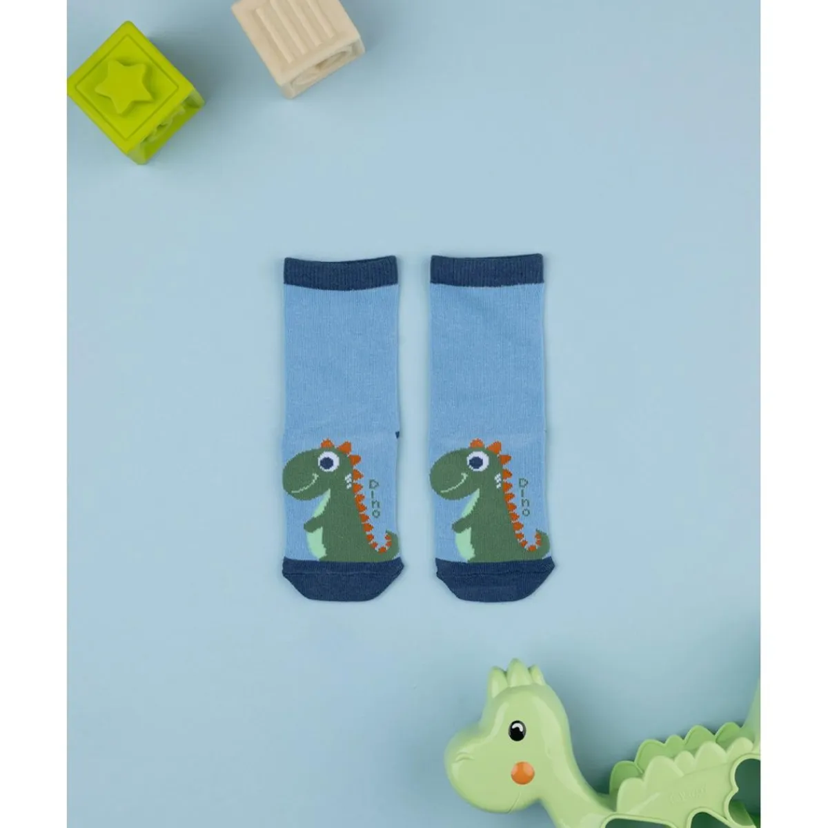 Antideslizantes azul niño dino*Prenatal Discount