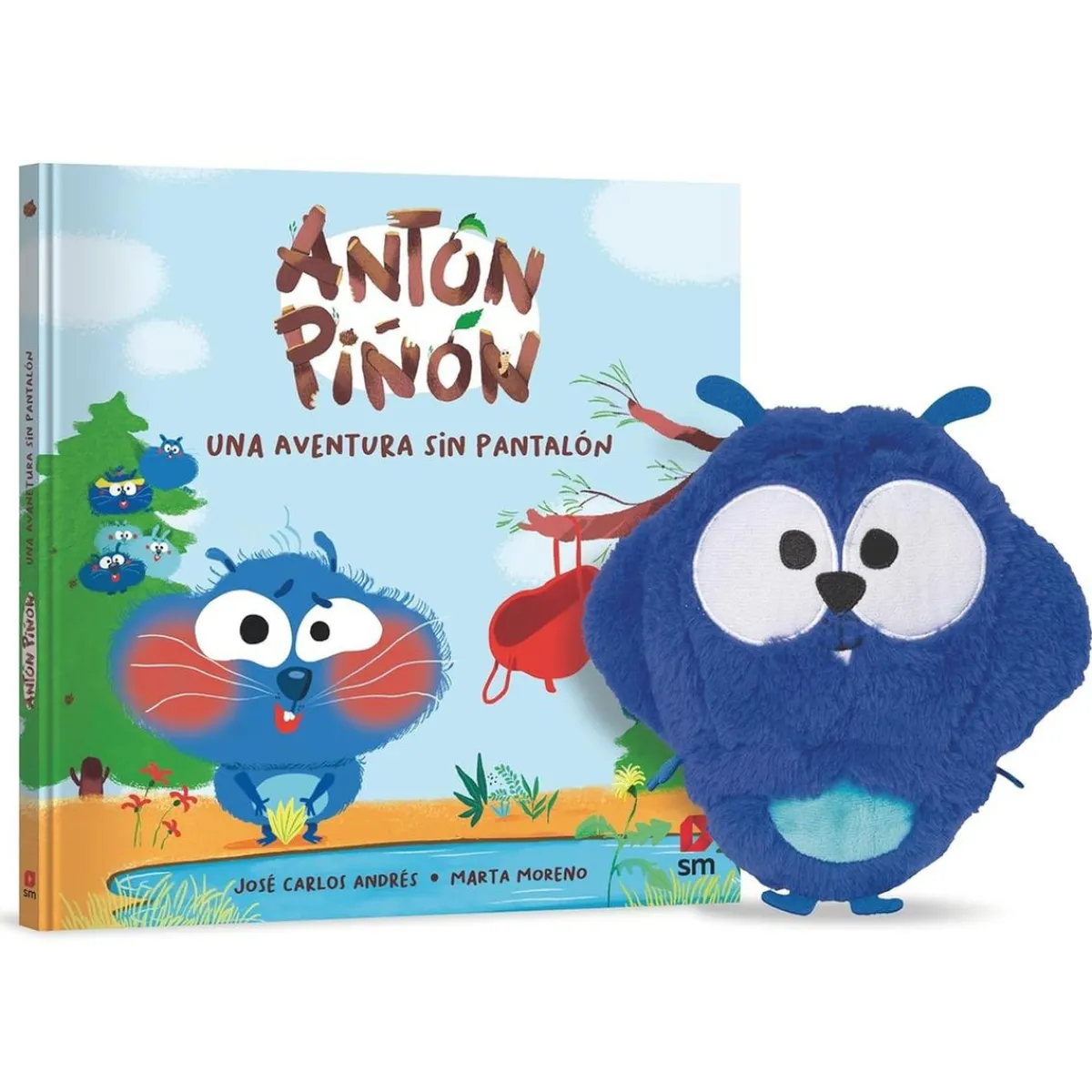 Discount Antón Piñón - Una aventura sin pantalón con muñeco Juguetes Educativos Y Libros