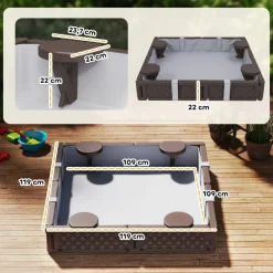 Sale Arenero con 4 asientos Juguetes De Verano