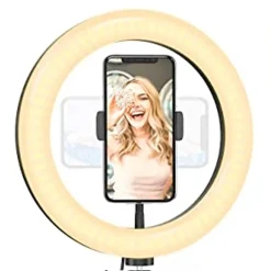 Aro de luz 26 cm Led 3 modos de color con trípode 210 cm*KLACK EUROPE Sale