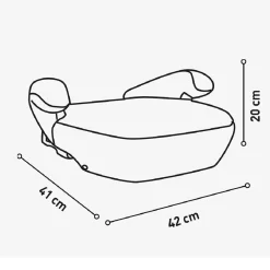 Outlet - Booster Alzafix R129 con Isofix Gris Sillas De Coche·Desde 100 A 150 Cm