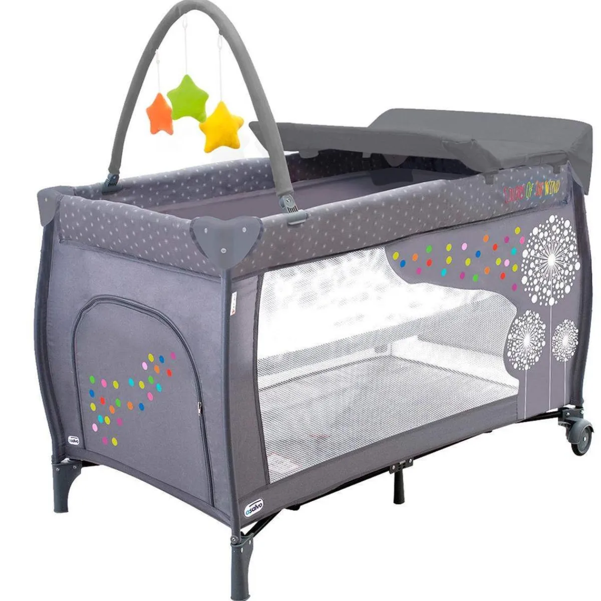 Discount Asalvo - Cuna de Viaje Mix Plus - Diente de León Descanso·Cunas De Viaje