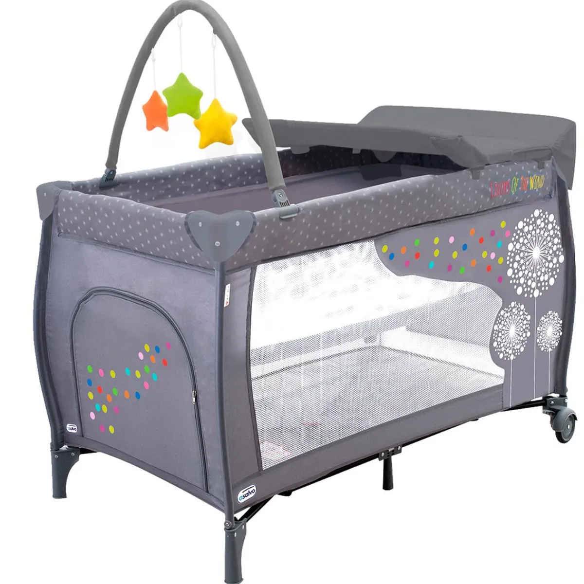 Discount Asalvo - Cuna de Viaje Mix Plus - Diente de León Descanso·Cunas De Viaje