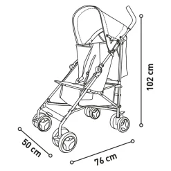 - Silla de Paseo Mombi Verde*ASALVO