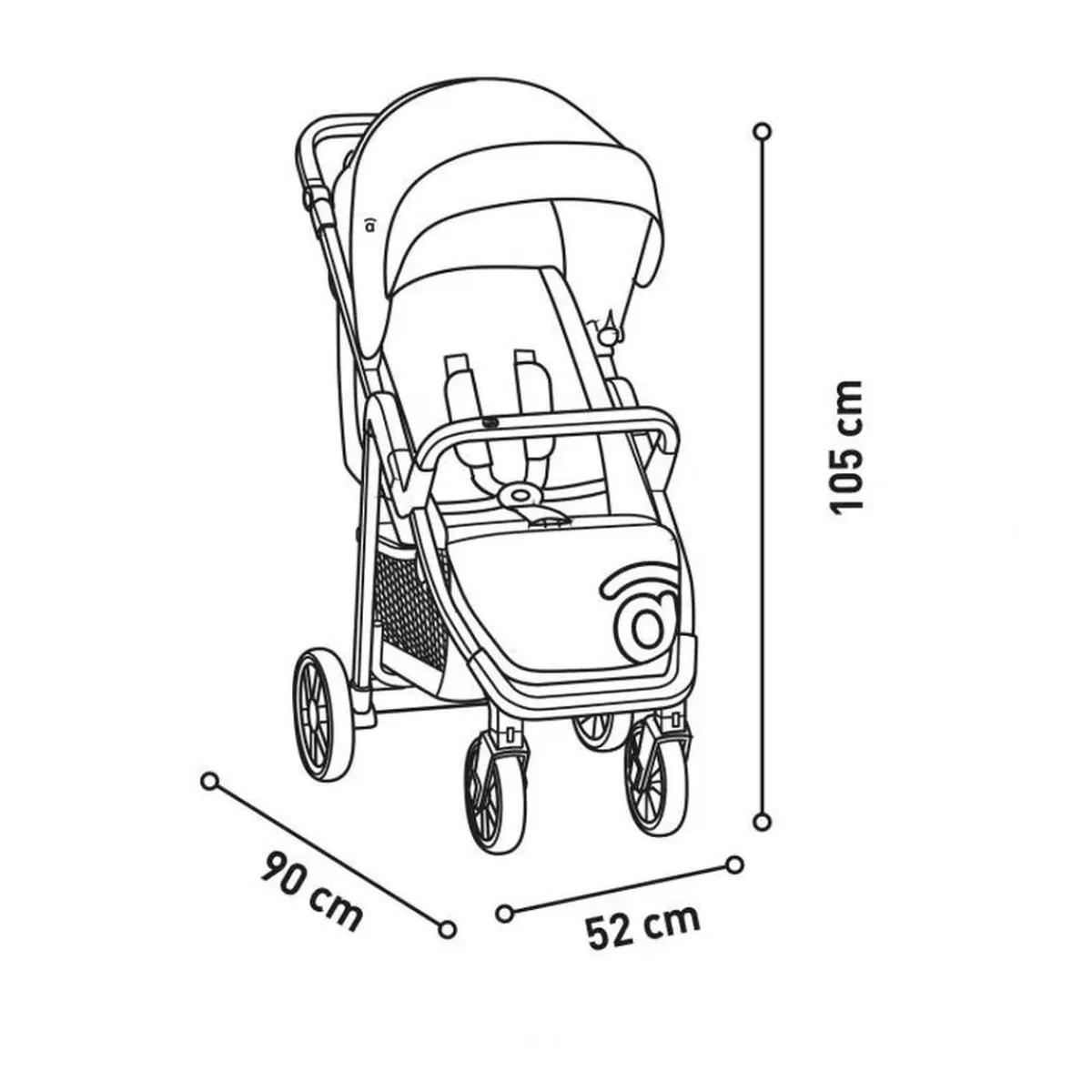 - Silla de paseo Ness 2 hasta 22 kg*ASALVO Clearance