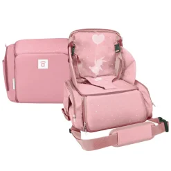 Clearance - Trona de viage-Bolso Hummus Estrellas Gris Tronas·Tronas Bebe