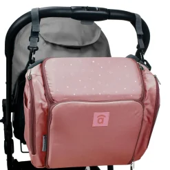 Clearance - Trona de viage-Bolso Hummus Estrellas Gris Tronas·Tronas Bebe