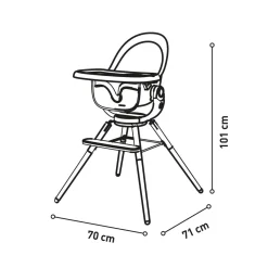 - Trona infantil de madera Adriá*ASALVO New