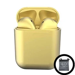 Auriculares Bluetooth INPODKLACK 12 Metalizado Amarillo*KLACK EUROPE New
