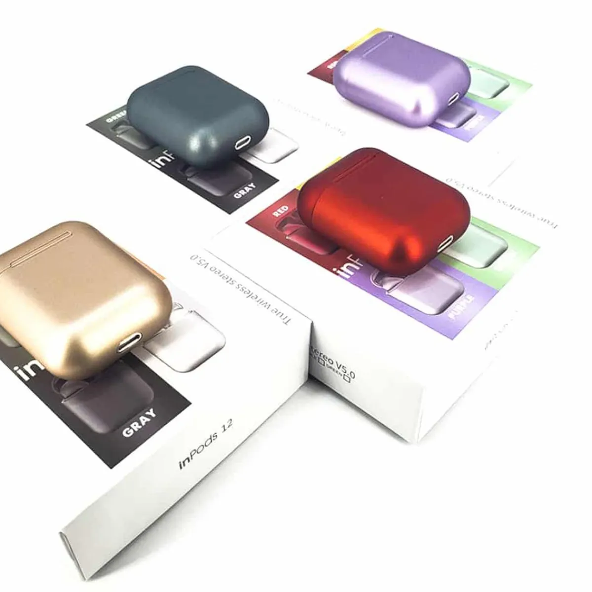 Auriculares Bluetooth INPODKLACK 12 Metalizado Verde*KLACK EUROPE