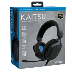 Auriculares Gaming Kaitsu PS Negro Videojuegos
