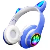 Discount Auriculares orejas de gato bluetooth azul Electrónicos