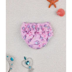 Bañador antifugas rosa con estampado de unicornios para niña*Prenatal New