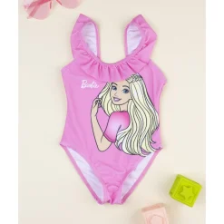 Bañador entero rosa para niña – Barbie*Prenatal Hot