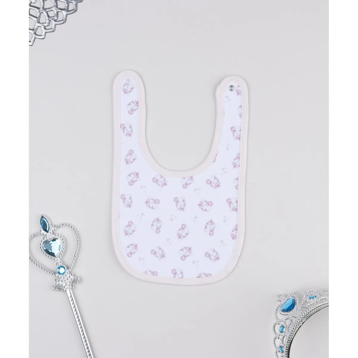 Babero infantil con estampado de unicornios*Prenatal Outlet