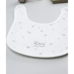 Clearance Babero niña blanco