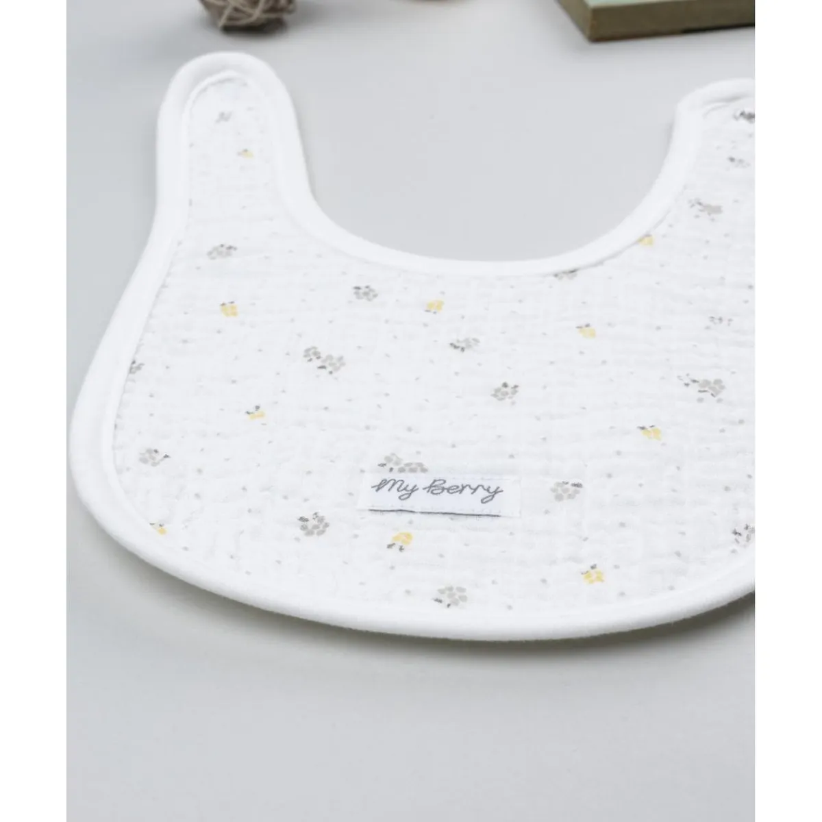 Clearance Babero niña blanco "My berry" Recién Nacido·Ropa Y Accesorios|Ropa Y Accesorios·Baberos