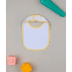 Online Babero para Niña Blanco y Amarillo con Margaritas Recién Nacido·Ropa Y Accesorios|Ropa Y Accesorios·Baberos