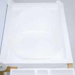 Best Bañera de Madera Natural Sobrebidé Safari Mint Baño Y Accesorios·Bañeras Cambiador