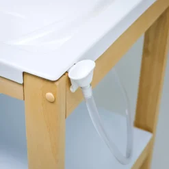 Best Bañera de Madera Natural Sobrebidé Safari Mint Baño Y Accesorios·Bañeras Cambiador