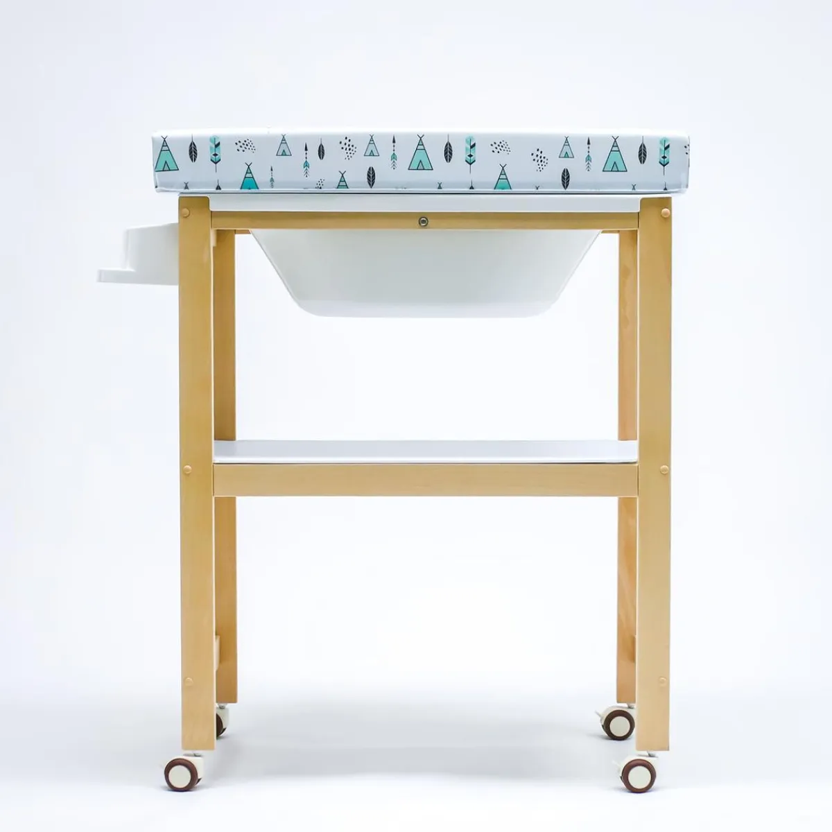 Bañera de Madera Natural Sobrebidé Tipys Mint*PLASTIMYR Best