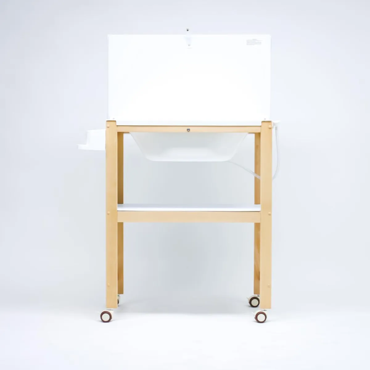 Bañera de Madera Natural Sobrebidé Tipys Mint*PLASTIMYR Best