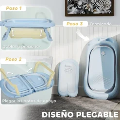 Bañera plegable para bebé Azul*AIYAPLAY Online
