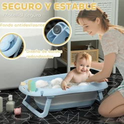 Bañera plegable para bebé Azul*AIYAPLAY Online