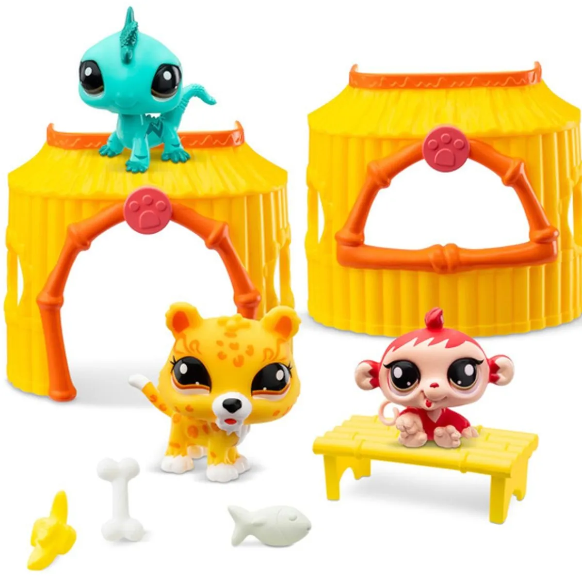 Sale Bandai - Littlest PetShop - Tiki Jungle Set ㅤ Coleccionables Y Mini Mundos