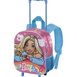 Barbie - Mochila infantil 3D con ruedas, Rosa ㅤ*KARACTER MANIA Discount