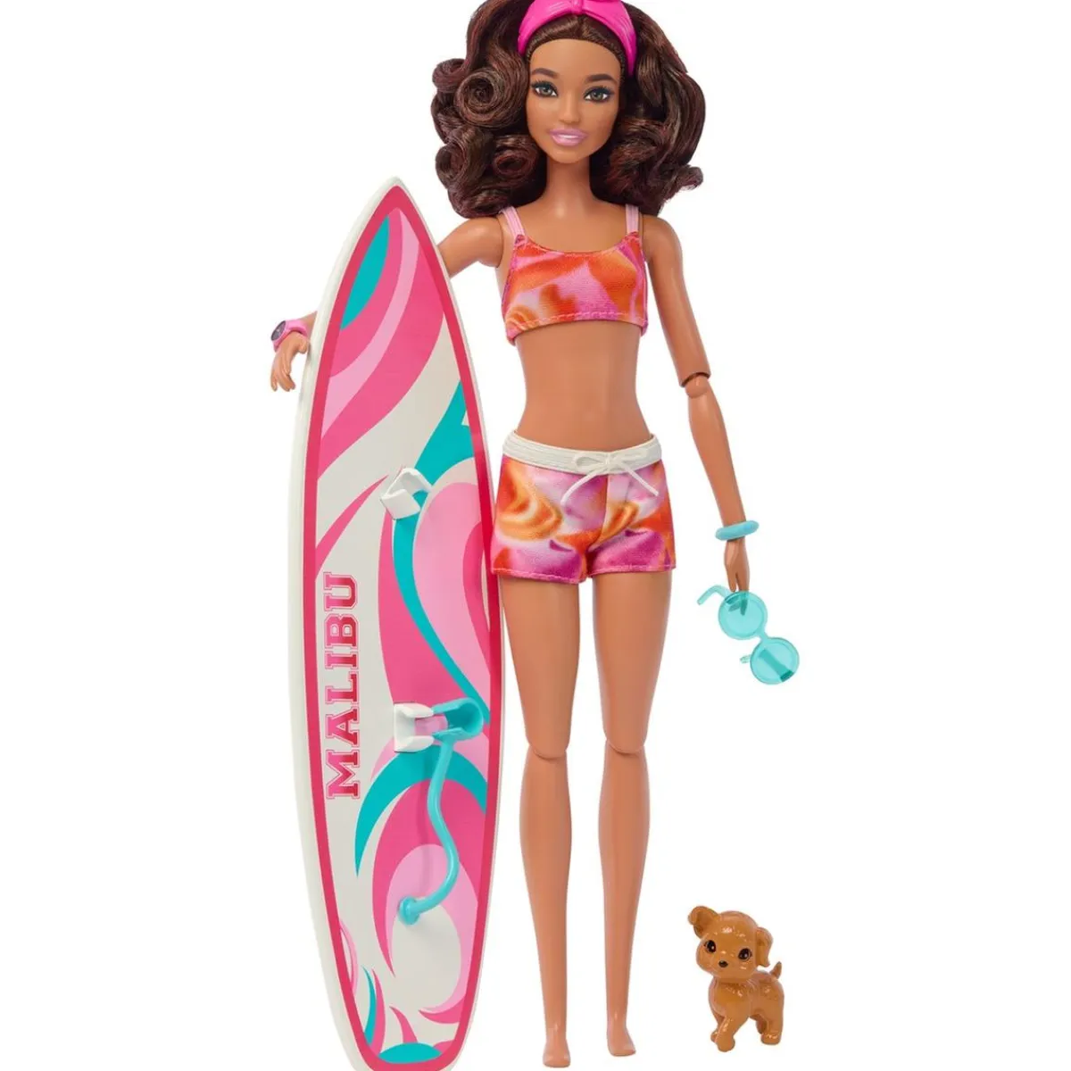 Barbie - Muñeca Barbie con tabla de surf y accesorios ㅤ*MATTEL Best