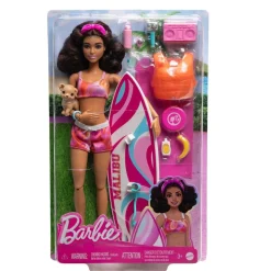 Barbie - Muñeca Barbie con tabla de surf y accesorios ㅤ*MATTEL Best