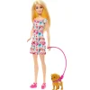Barbie - Muñeca Barbie con cachorros y accesorios de mascotas ㅤ*MATTEL New