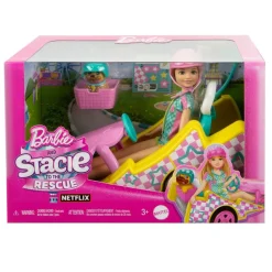 Barbie - Muñeca con kart, mascota y accesorios de aventura ㅤ*MATTEL