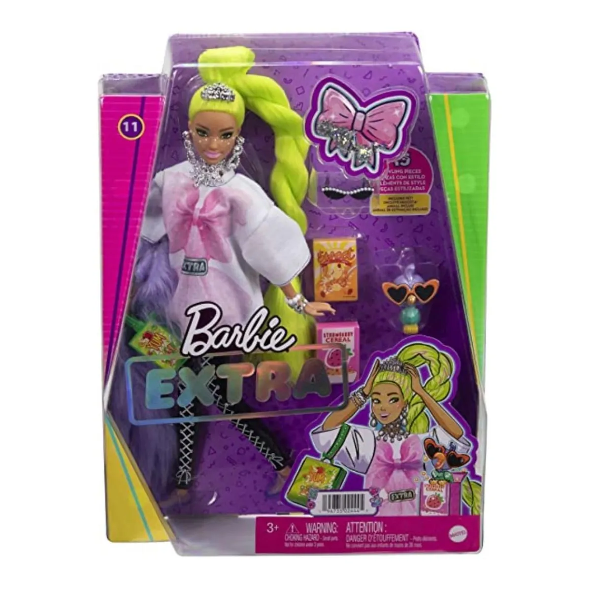 Barbie - Muñeca Extra - Pelo verde neón*MATTEL Online