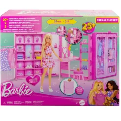 Barbie - Muñeca fashion dream closet con ropa*MATTEL